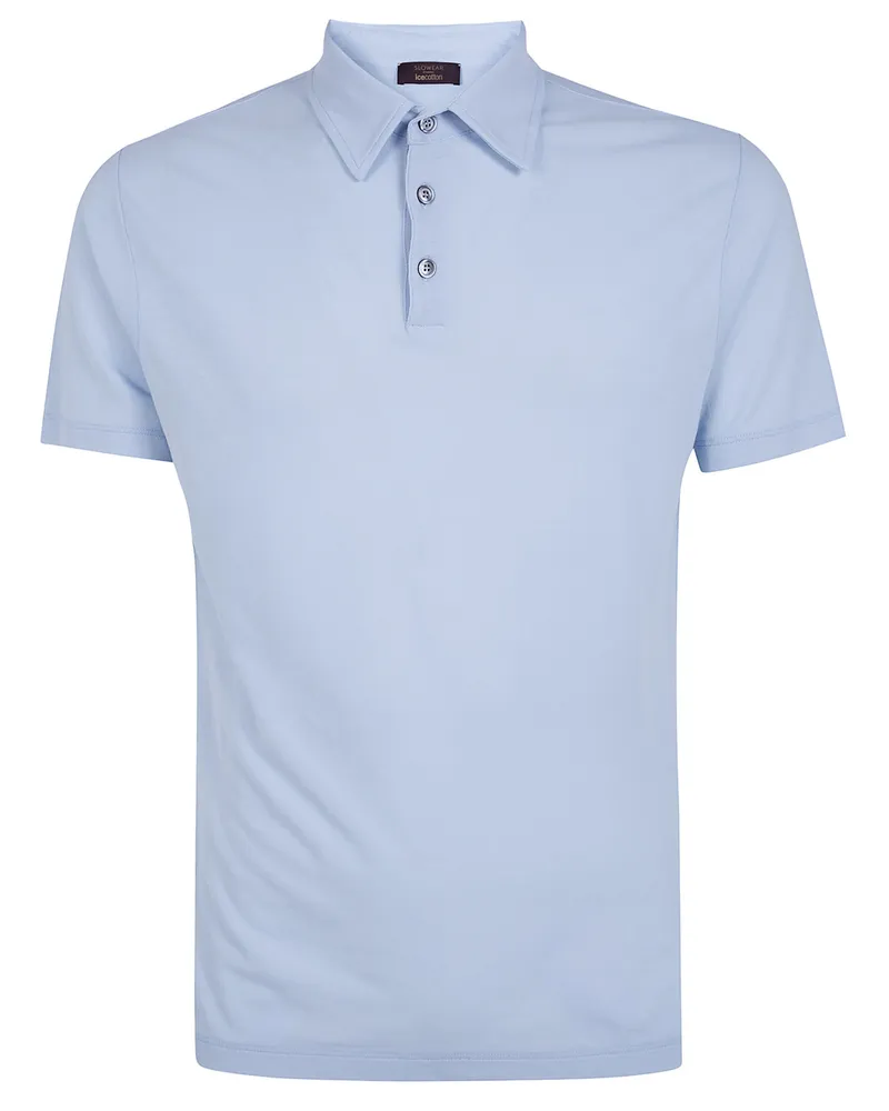 Zanone Short Sleeves Polo Shirt Blue