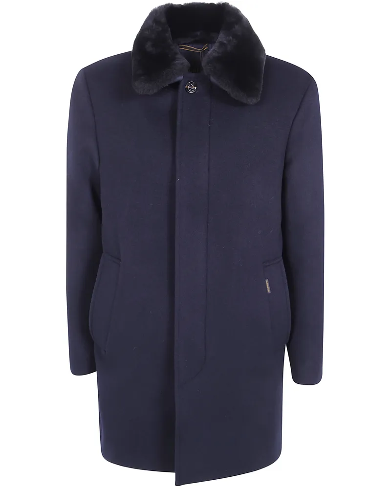 MOORER Jacket Wool-Cashmere "Simmons Blue