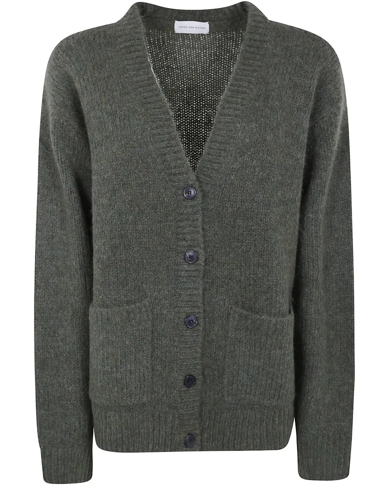 Dries van Noten Cardigan Forest "Tokas Green