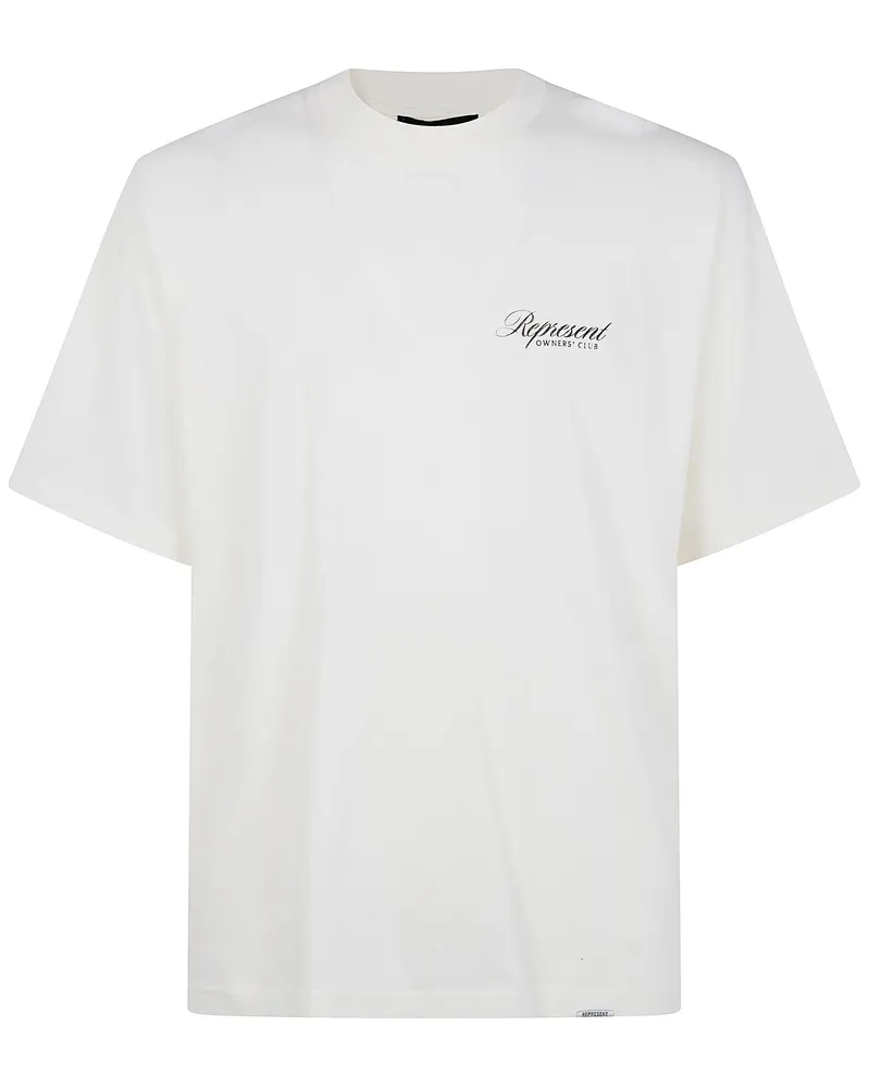 REPRESENT Represent Owners Club Script" T-Shirt White