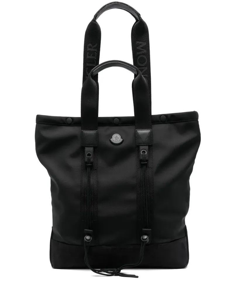 Moncler Tech Tote Small Bag Black