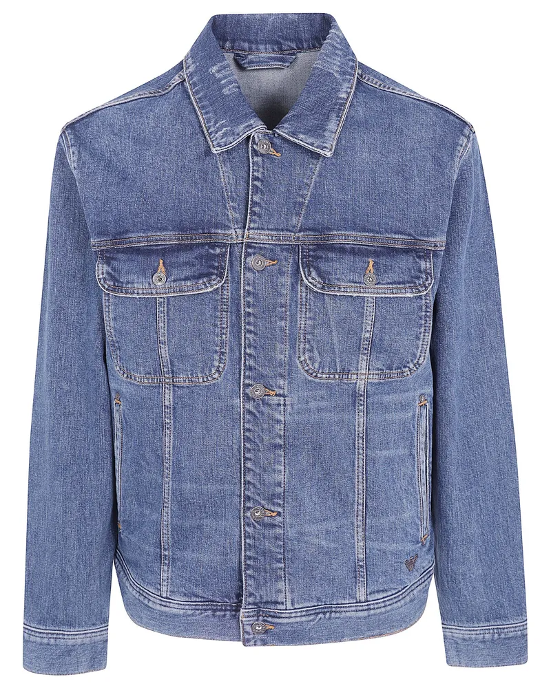 Emporio Armani Jacket Classic Denim "Em006496.Af27566 Mb002 Blue