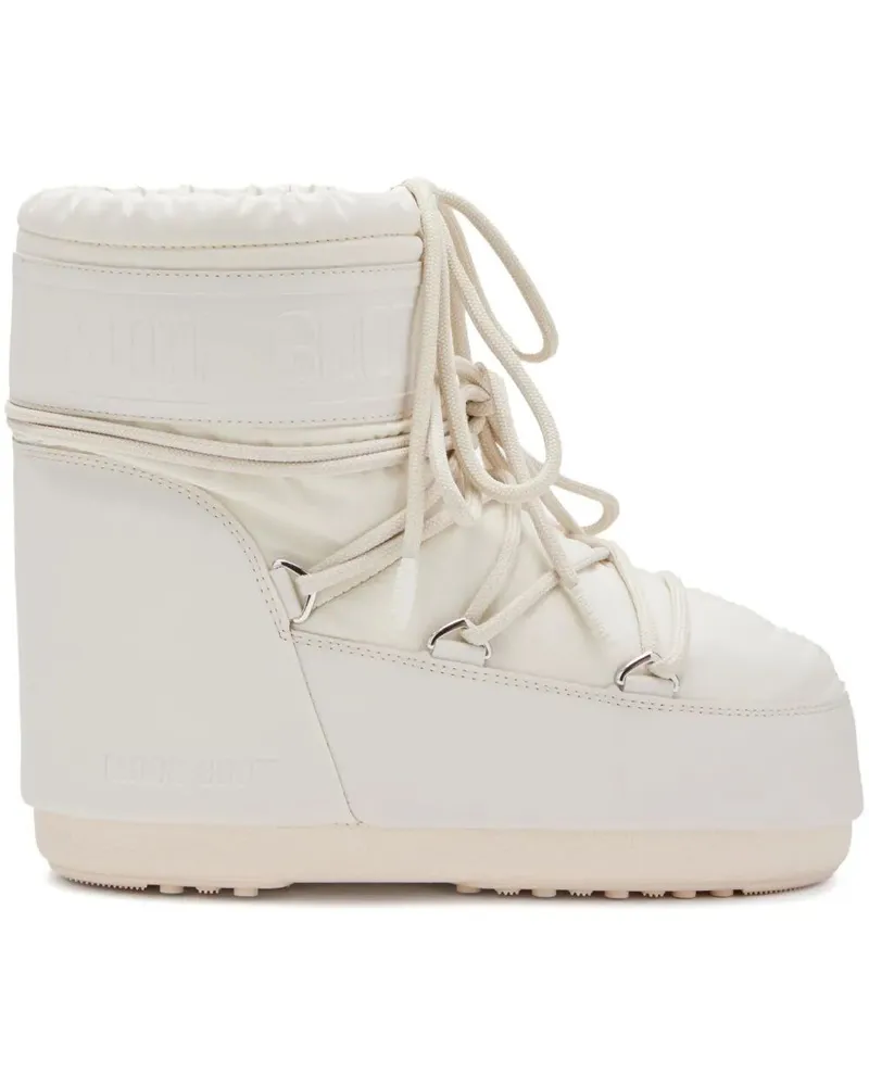 Moon Boot Icon" Low Rubber Boot White