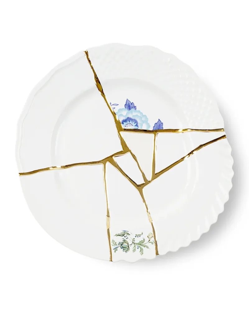 Seletti Kintsugi N 03" Flat Plate Cm 27.5 H 3 Multi