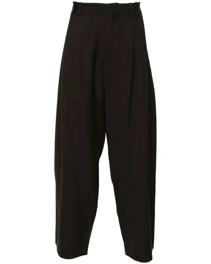 Studio Nicholson Line" Double Pleat Volume Pant Brown