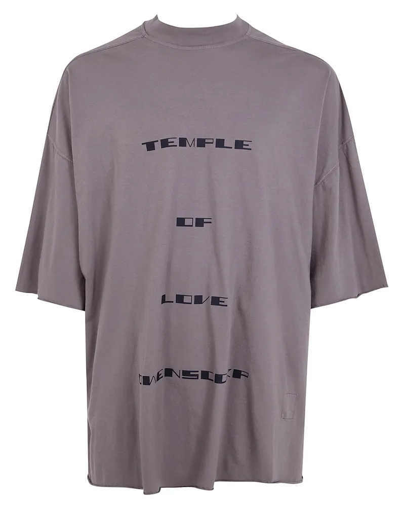 DRKSHDW by Rick Owens Tommy T" T-Shirt Gray