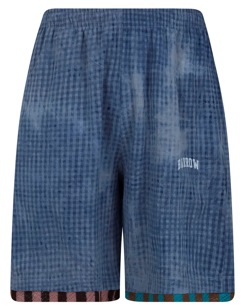 BARROW Chambray Shorts Unisex Blue