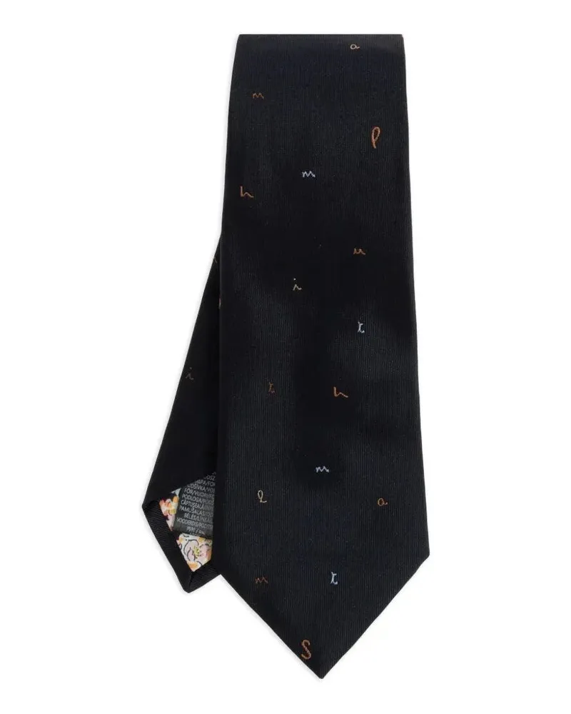 Paul Smith Tie Letters "Men Tie Letters 8Cm Blue