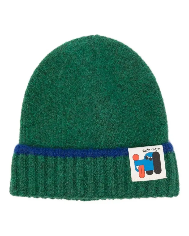 BOBO CHOSES Doggy Mate" Beanie Green