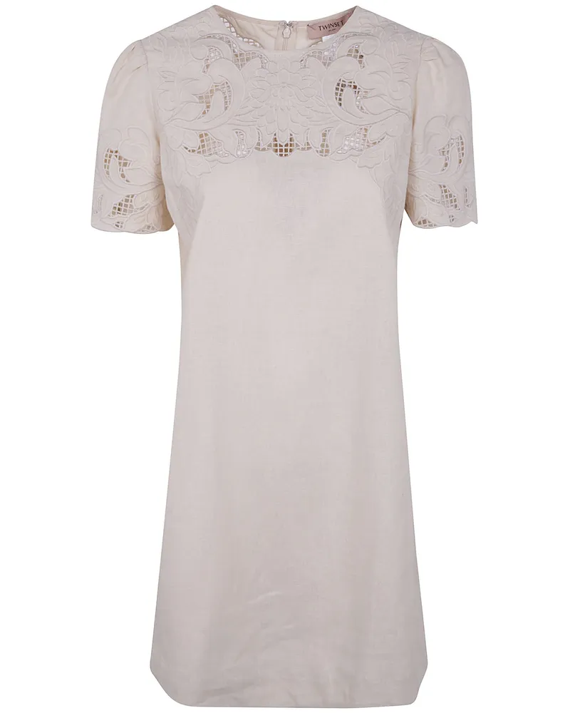 Twin-Set Mini Dress White