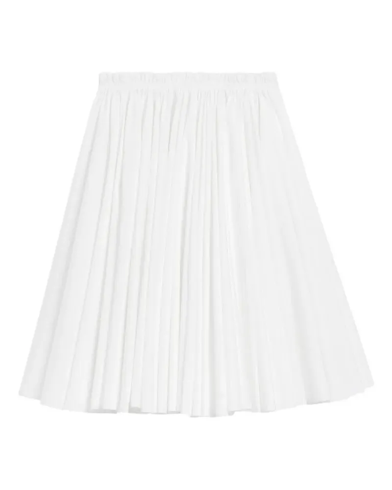 AMI Paris Midi "Corolla" Skirt White