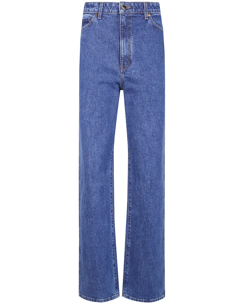 KHAITE Jeans Straight Leg "Danielle Blue