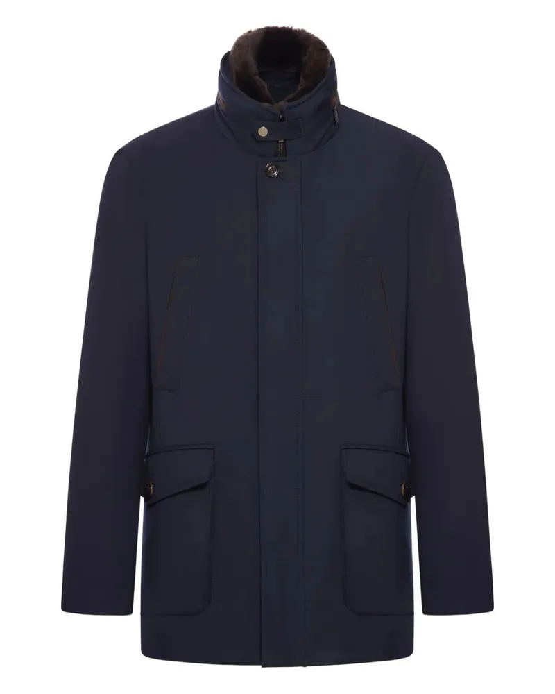 MOORER Drive" Jacket Blue