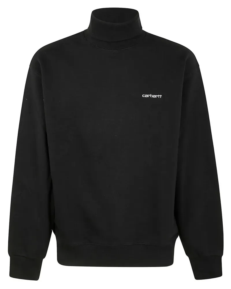 Carhartt WIP Script Mockneck Sweat Black