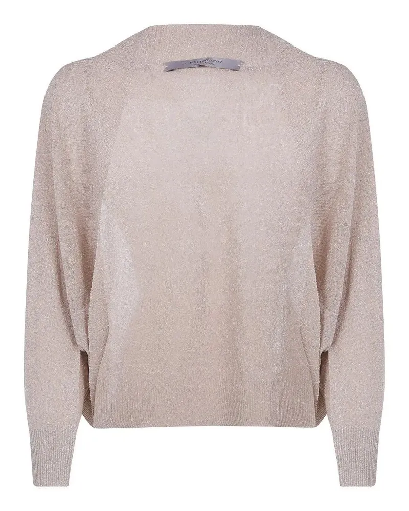 D.EXTERIOR D. EXTERIOR F-Lux Oversized Crop Cape Metallic