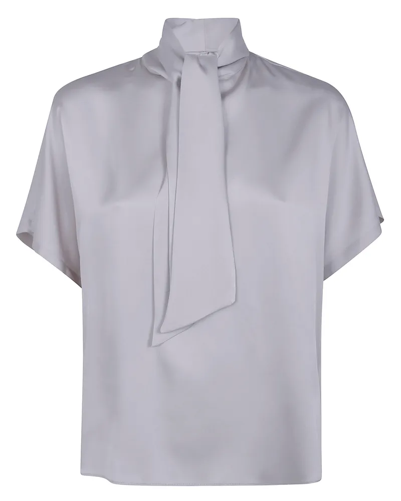 Brunello Cucinelli Shirt Short Sleeves "Silky Blouse Gray