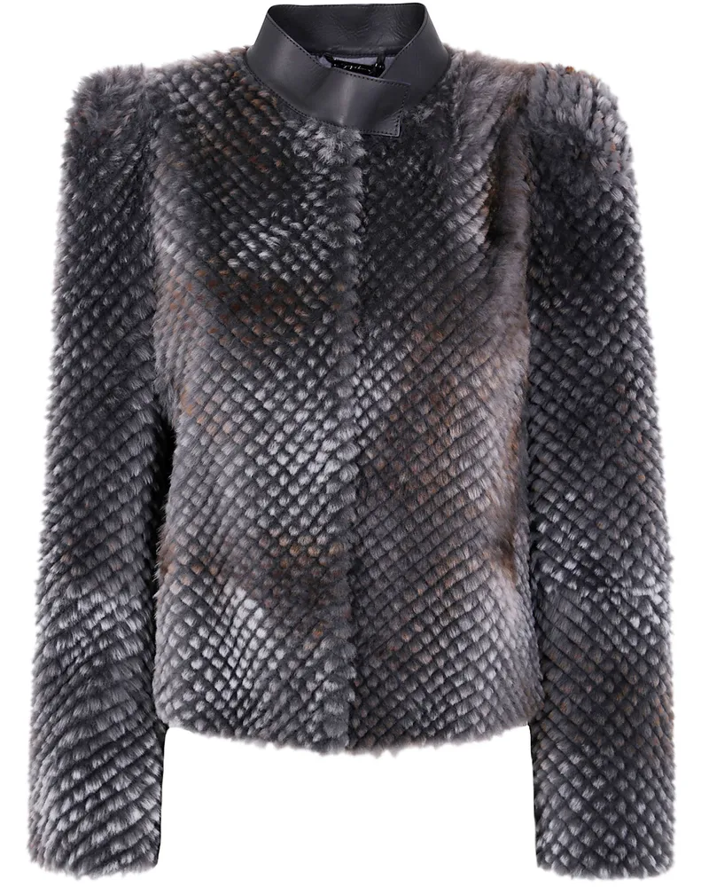 Giorgio Armani Blouson Jacket Gray