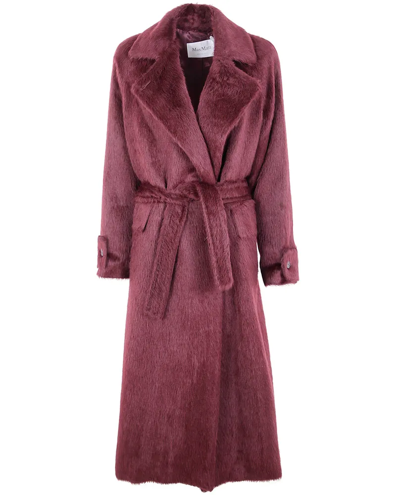 Max Mara Albata1234" Oversized Coat Red