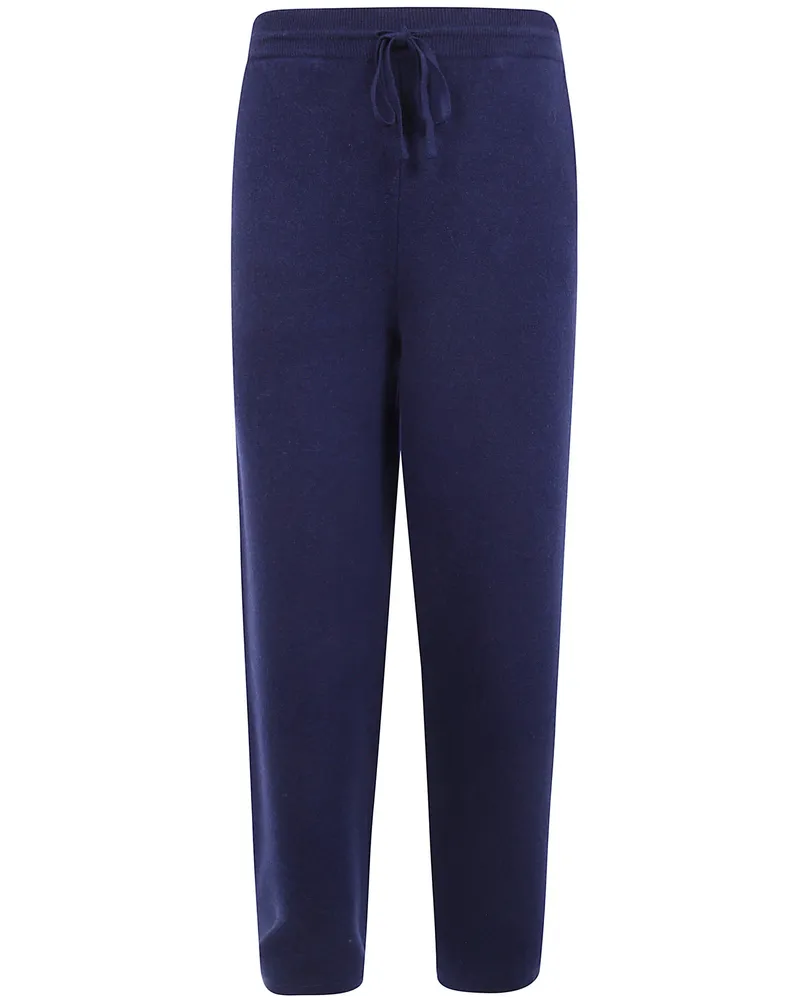 LARDINI Knit Trousers "Knit Man Trousers Blue