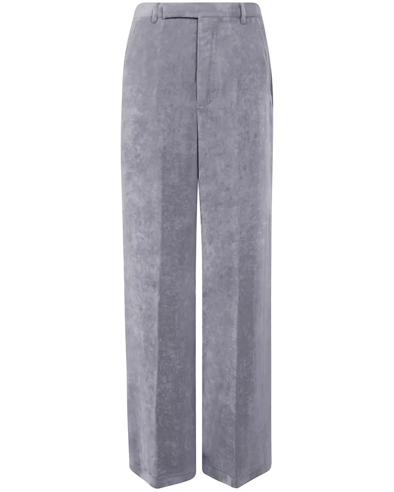 Rick Owens Pants Wide Tailored "Rp02f5356.V 28 Steel Gray