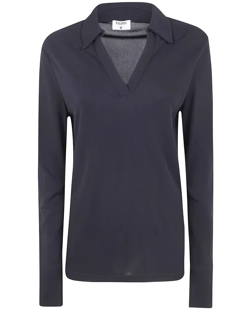 Filippa K Crepe Jersey Shirt Black