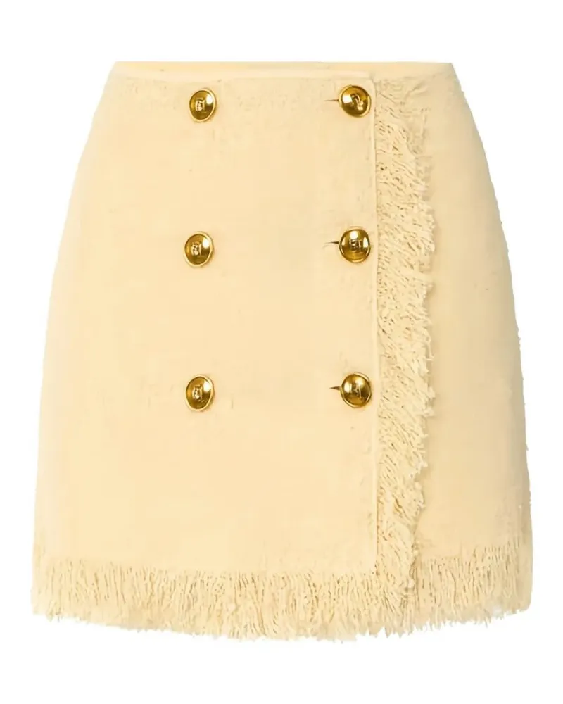 Elisabetta Franchi Mini Knit Skirt White