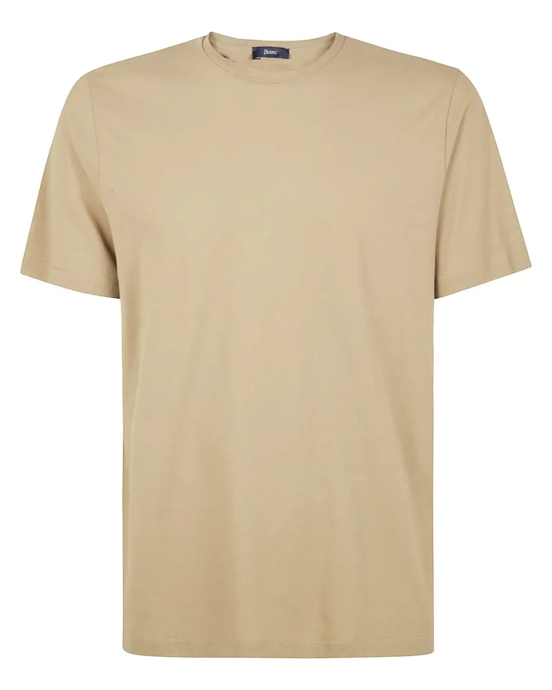 Herno Man T-Shirt Beige