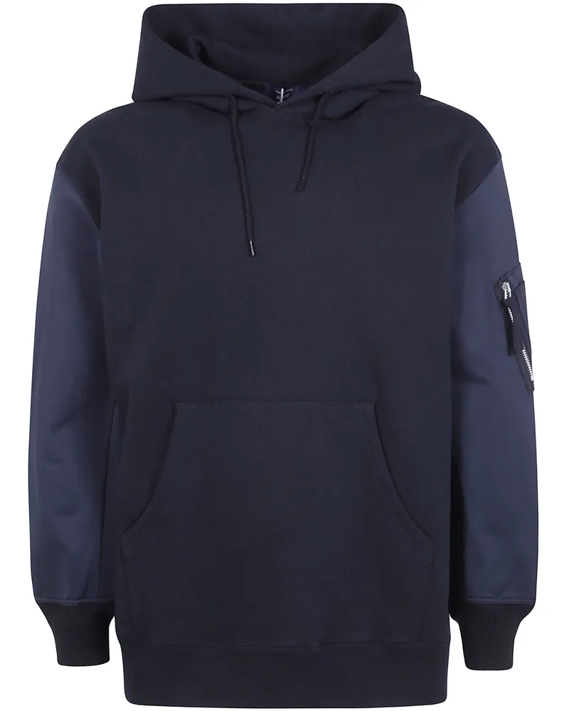 Comme des Garçons Sweatshirt Double Fabric Sleeves Black
