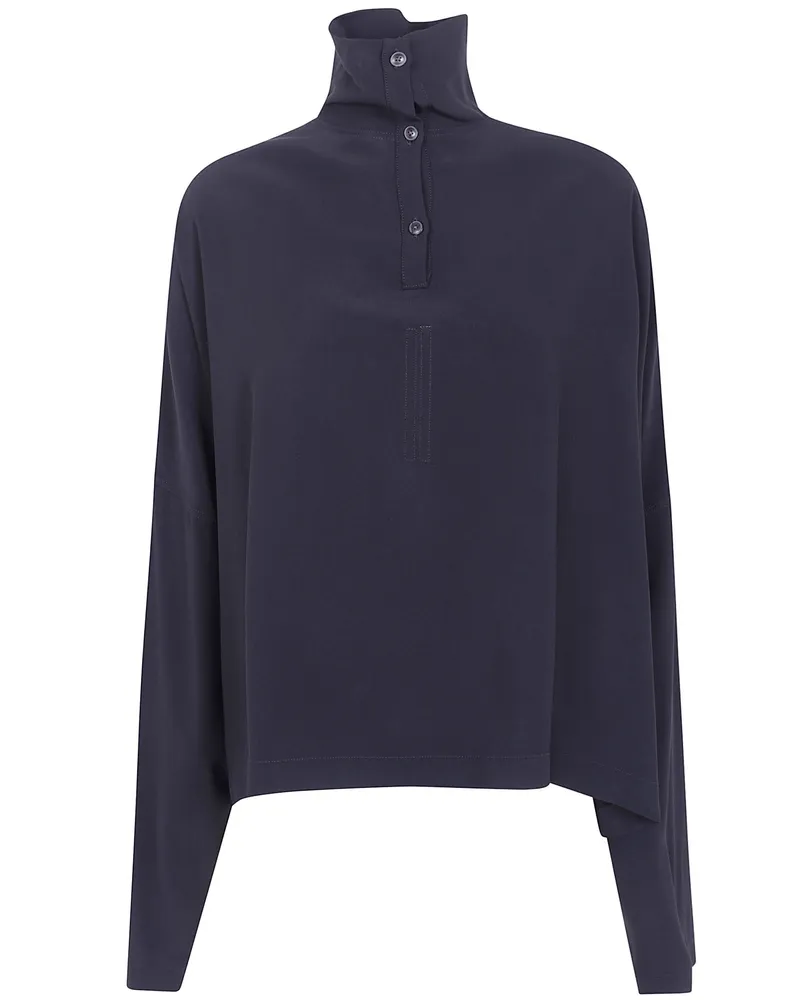 Rick Owens T-Shirt Long Sleeve "Jumbo Tobard Black