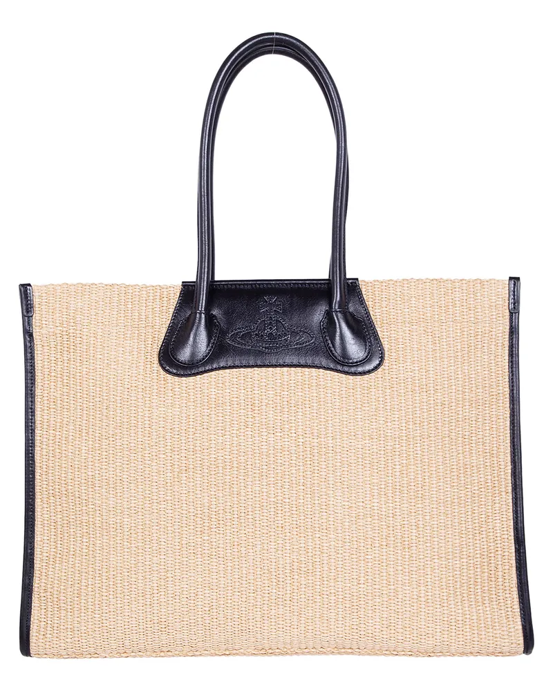 Vivienne Westwood Troy Tote Bag Beige
