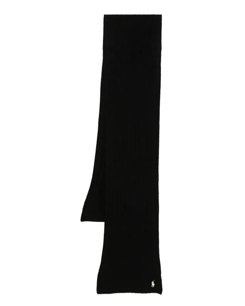 Ralph Lauren Wl Cshmr Oblong " Scarf Black
