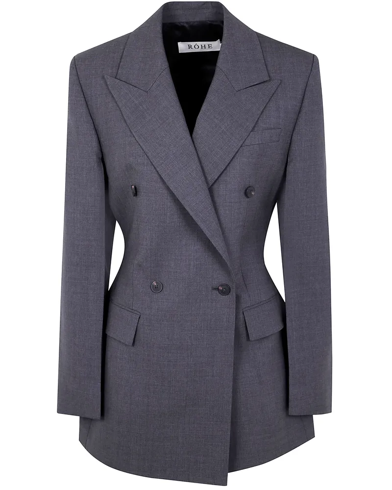 Róhe Hourglass Blazer Gray