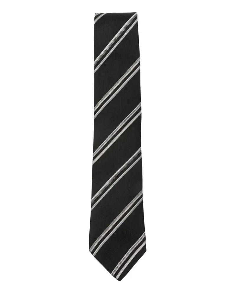 Paul Smith Men Tie Two Stripe Black