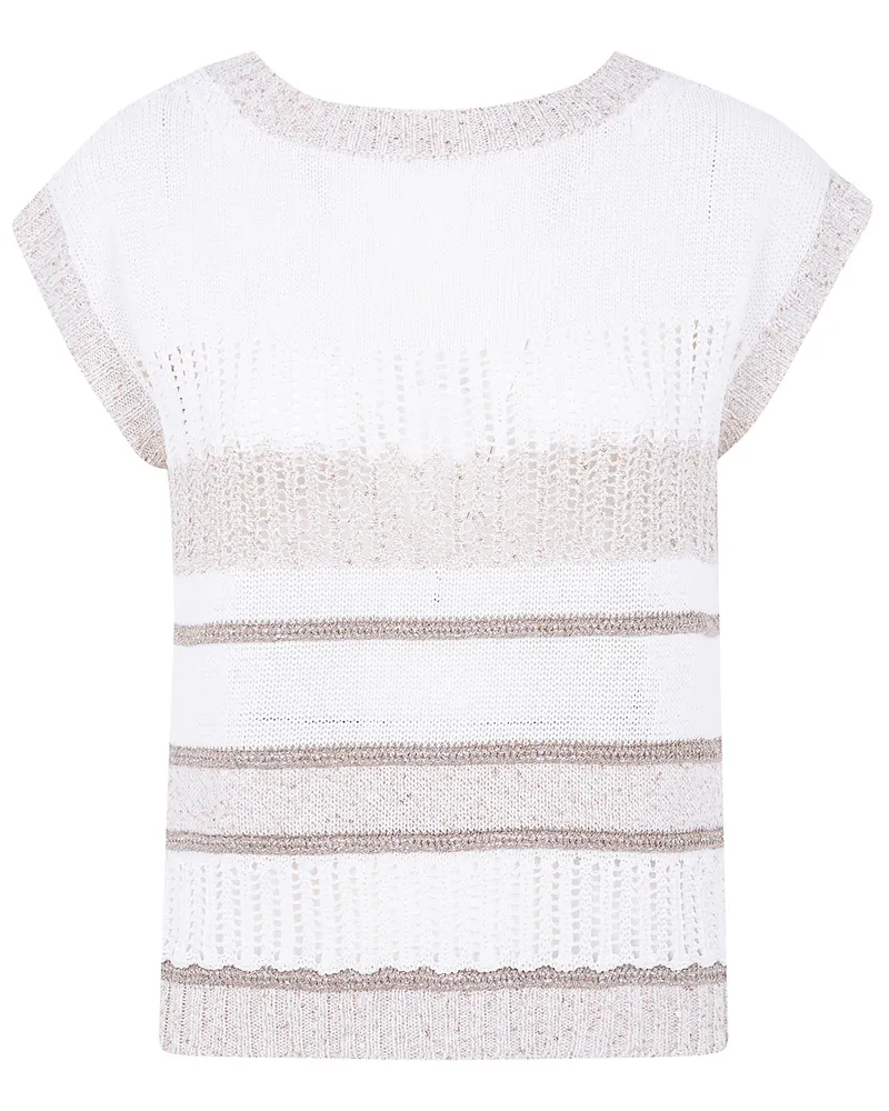 D.EXTERIOR D. EXTERIOR Sweater Boat Neck "Knitwear Boat Neck White