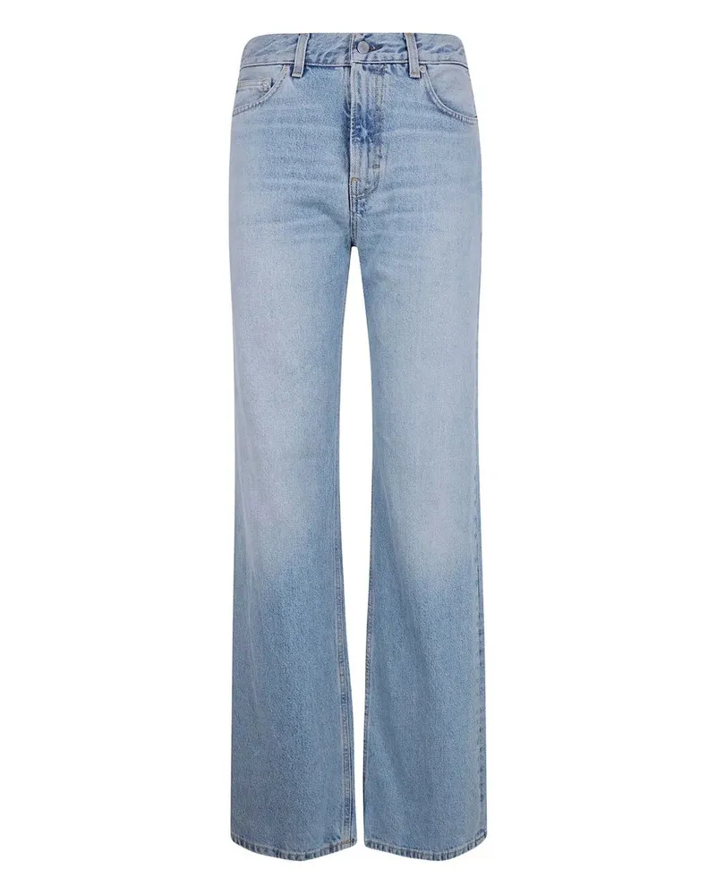 Haikure Korea' Bootcut Leg Jeans Blue