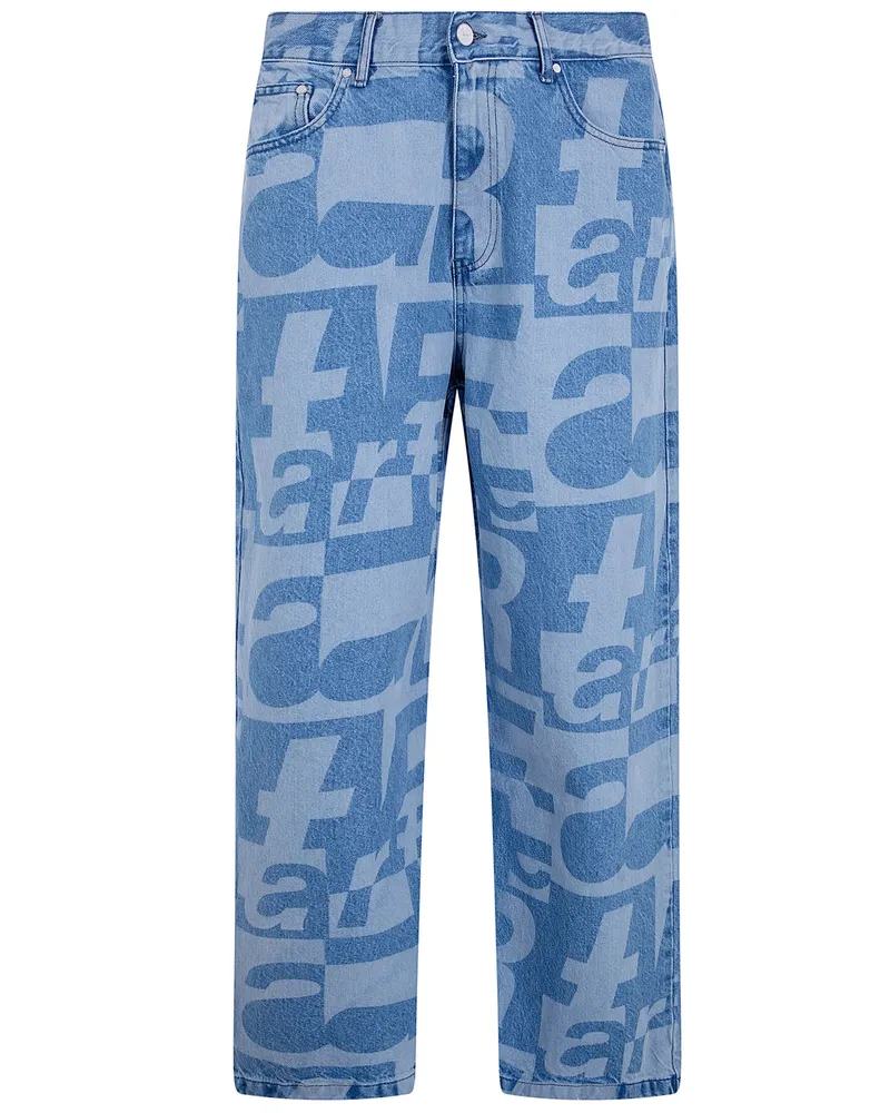 Arte Antwerp Denim "Allover" Pants Blue