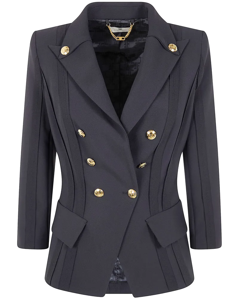 Elisabetta Franchi Essential Jacket Black