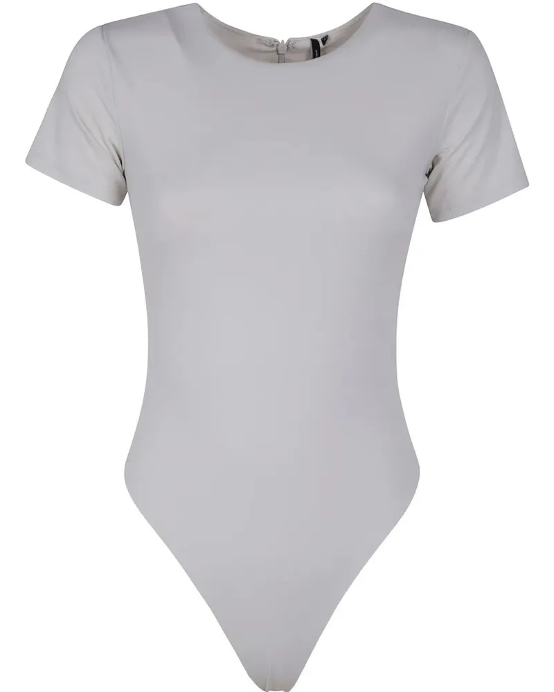 Entire Studios Tee Bodysuit - Nylon Spandex White