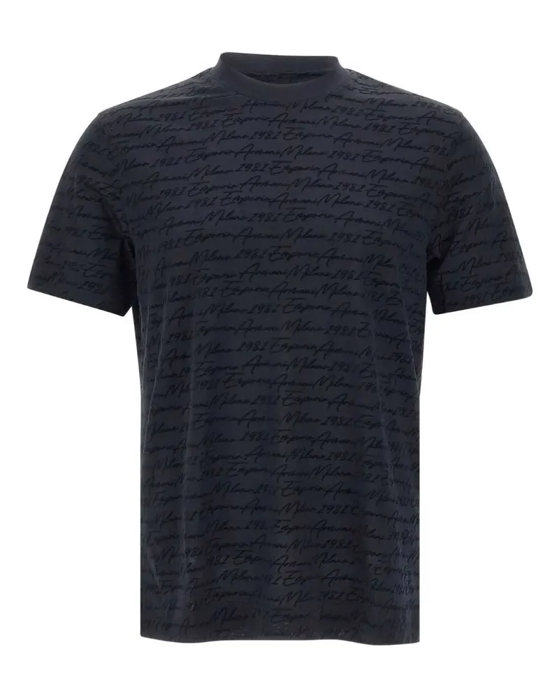Emporio Armani Classic Short Sleeves T-Shirt Blue
