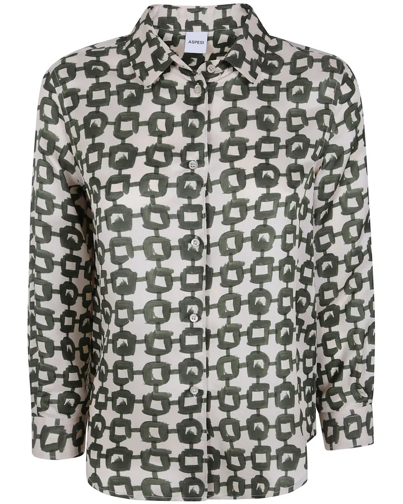 ASPESI Shirt Long Sleeve "5412.P586 Green