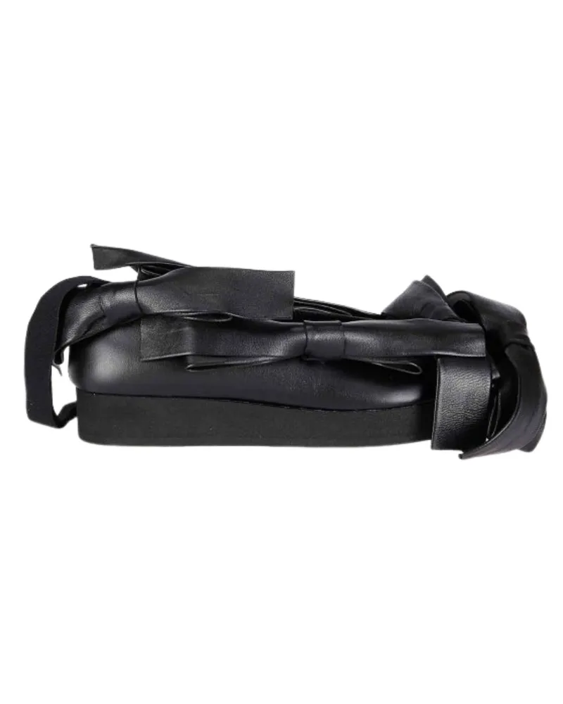 Comme des Garçons Ballerinas Platform Application Ballet Shoes Black