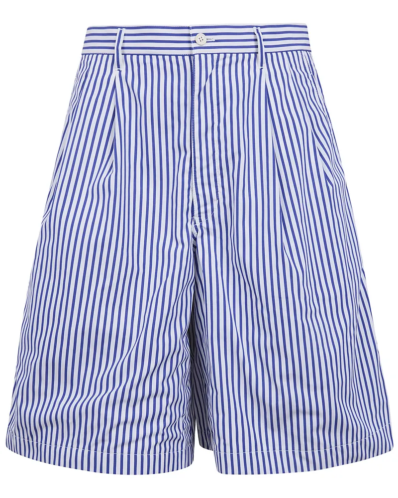 Comme des Garçons Wide Leg Shorts Trousers White