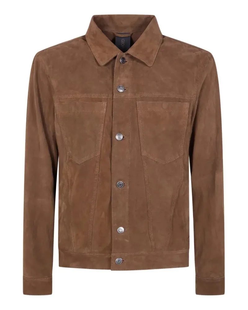 Giorgio Brato Denim Jacket Brown