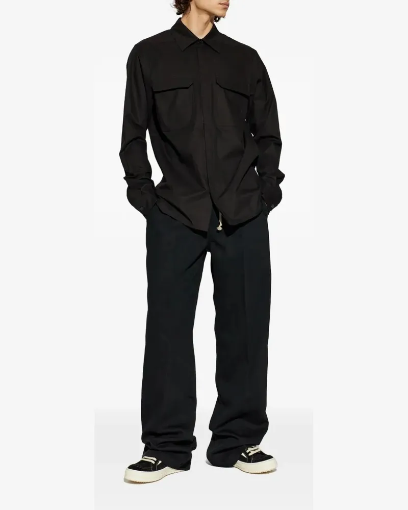 Rick Owens Work" Shirt Black