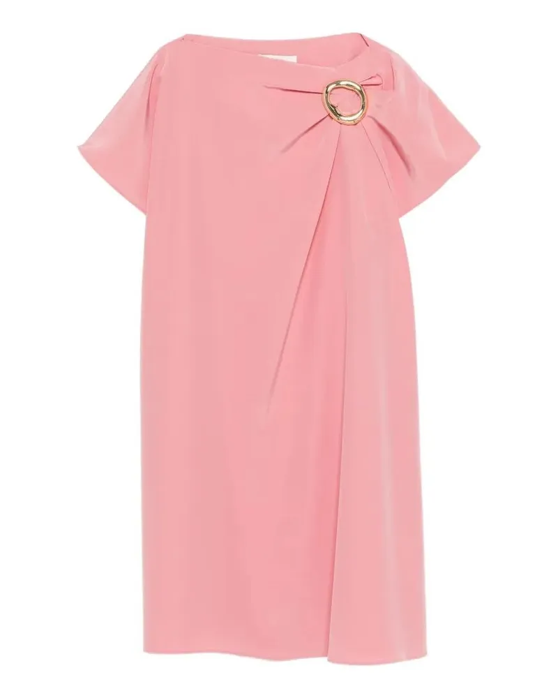Joseph Anika" Dress Satin Twill Pink