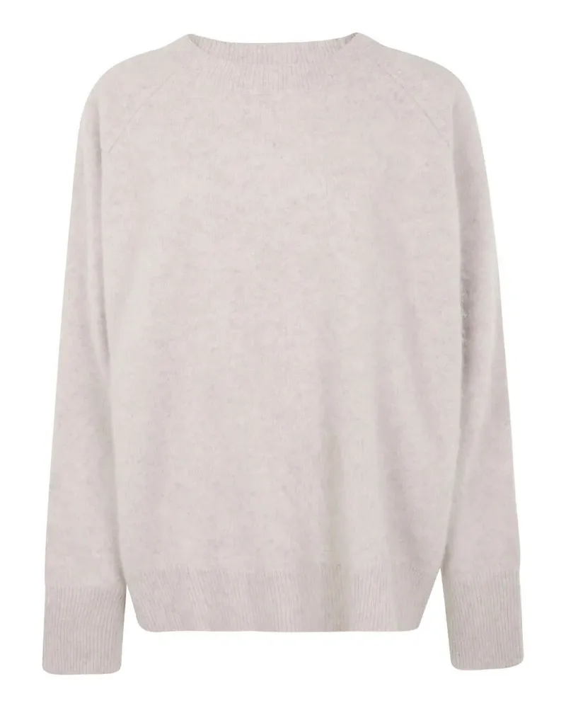 P.A.R.O.S.H. P. A.R. O.S. H. Round Neck Oversize Sweater White