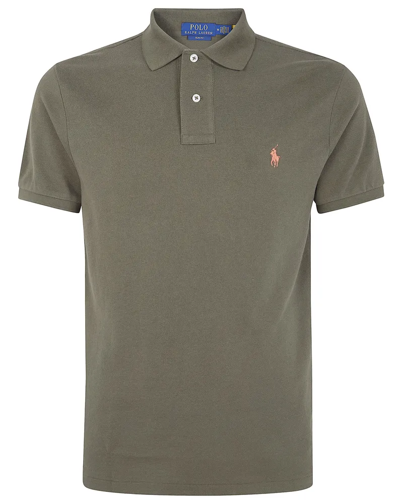 Ralph Lauren Short Sleeves Knit Polo Shirt Green