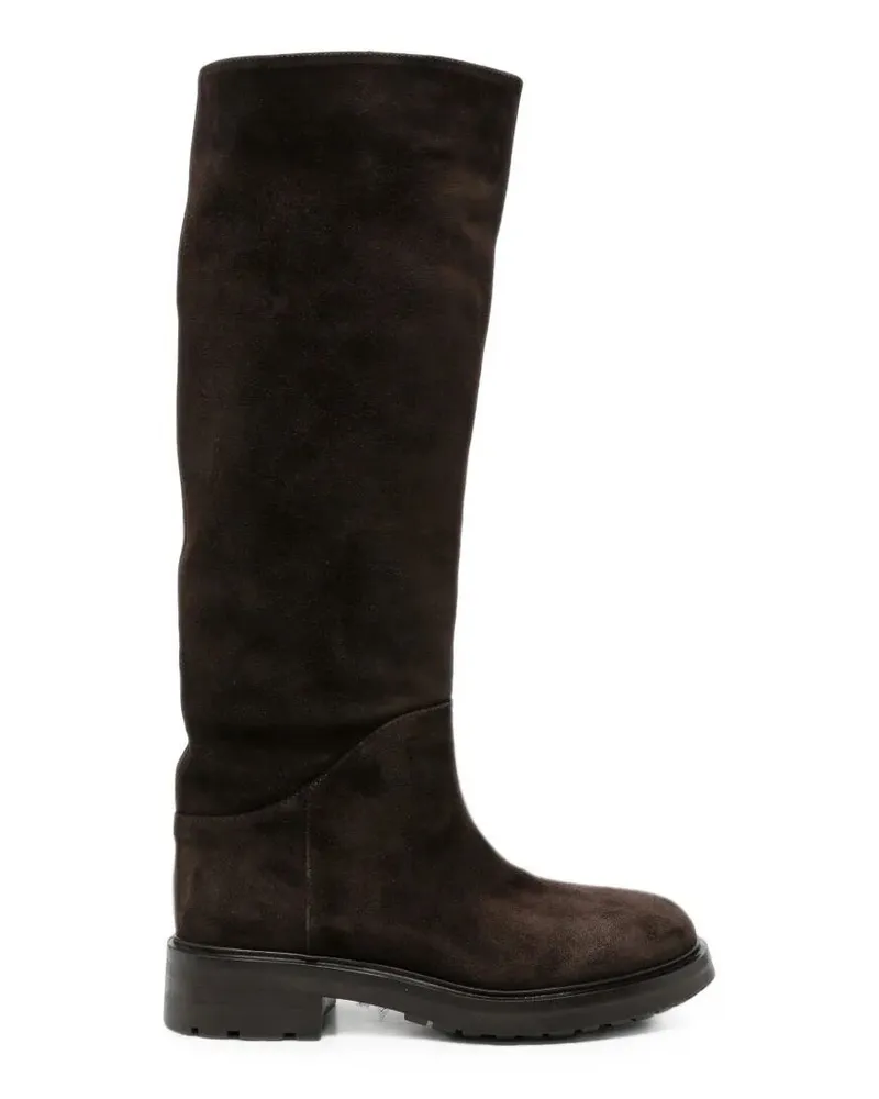 Strategia / JFK Boots Leather Dark Brown 'A6185 Brown