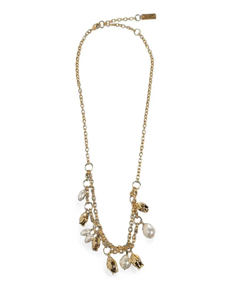 Chloé Necklace Multi Pendant "Multi Pendant Necklace Metallic