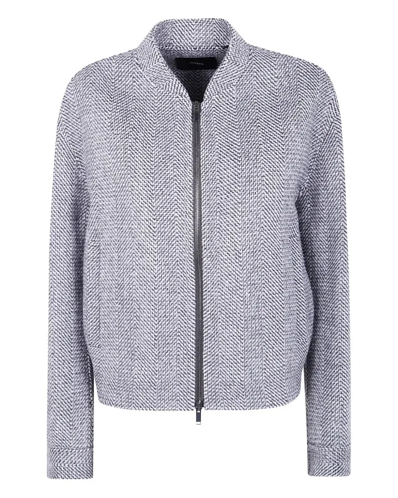 Joseph Gustave" Linear Double Face Coat White
